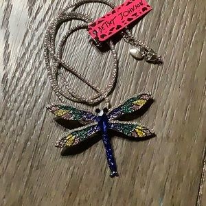 Colorful Rhinestone Dragonfly Brooch/Necklace